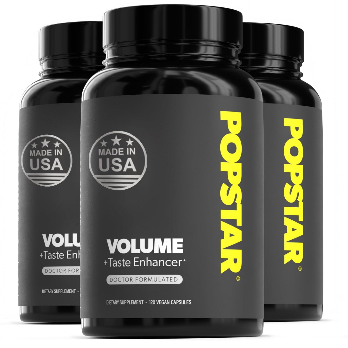 POPSTAR Volume Booster + Taste - 120 Capsules