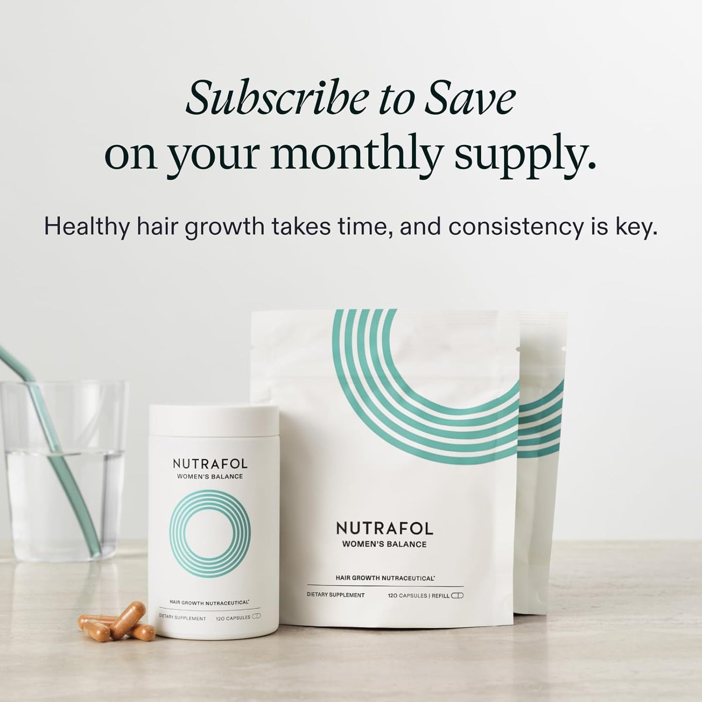 Nutrafol Women's Hair Growth Nutraceutical Ages 45 and Up,