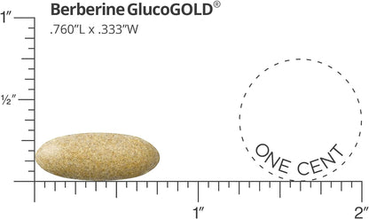 Dr. Whitaker’s Berberine GlucoGold Supplement with 1500 mg per Day of BerberPure Berberine, Concentrated Cinnamon, Crominex Chromium and Banaba Leaf Extract (90 Tablets)