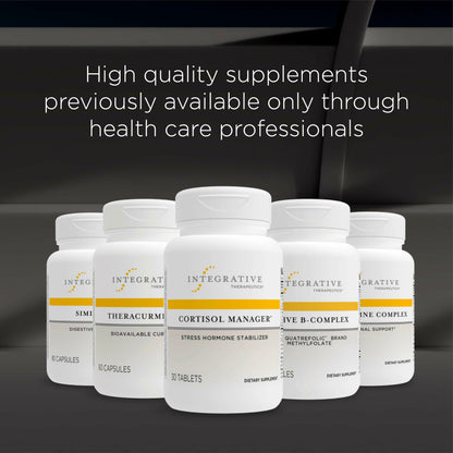 Integrative Therapeutics Cortisol Manager - Adrenal Health Support Supplement for Healthy Stress Response* - Vegan, Dairy-Free & Gluten-Free - 90 Capsules (45 Servings)