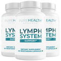 PUREHEALTH RESEARCH Lymph System Support – Lymphatic Drainage Supplement (60 Capsules)