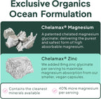 Pure Magnesium Glycinate with Zinc - Maximum Strength Chelated Magnesium Supplement for Women and Men