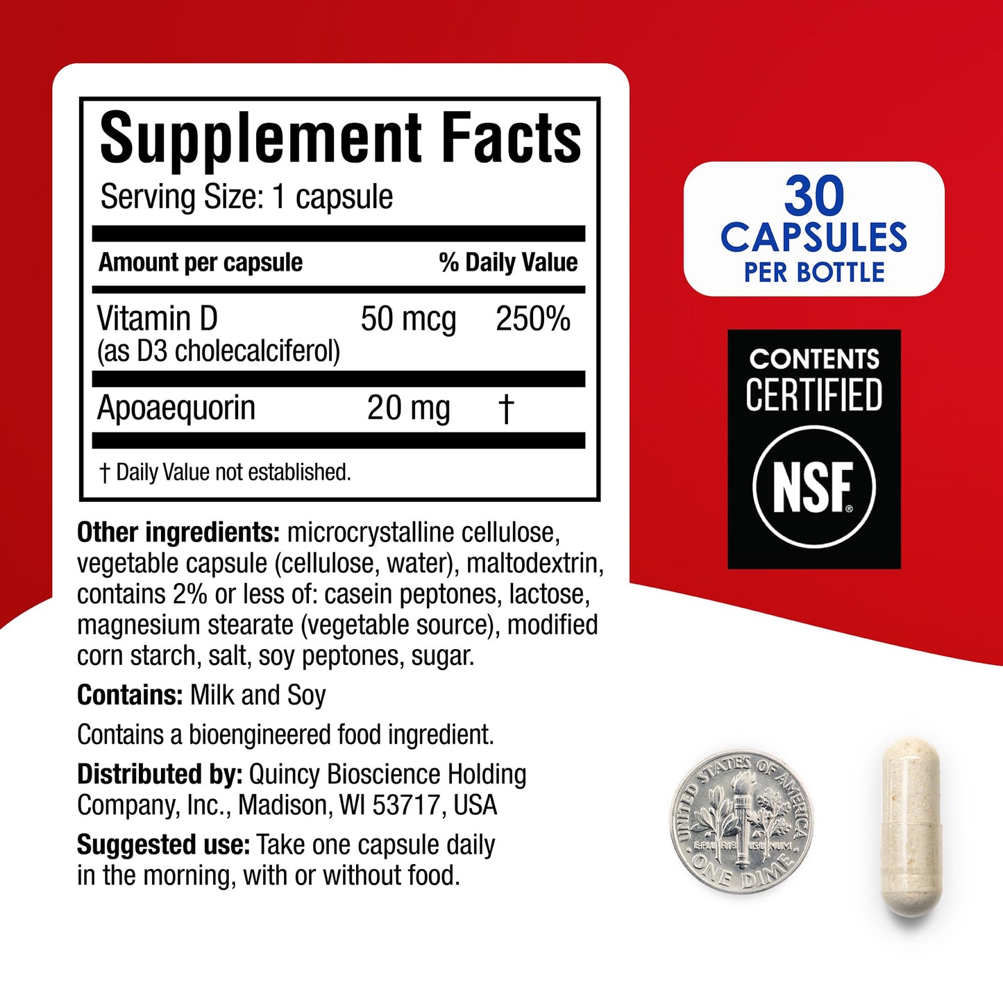 Prevagen Extra Strength 20mg, 60 Capsules