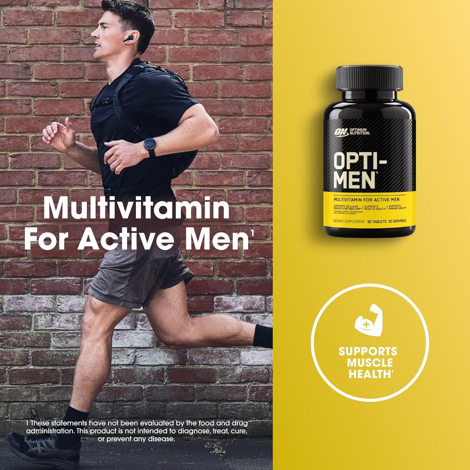 Optimum Nutrition Opti-Men Multivitamin – 240 Tablets, Daily Nutritional Support for Active Men (New)