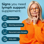PUREHEALTH RESEARCH Lymph System Support – Lymphatic Drainage Supplement (60 Capsules)