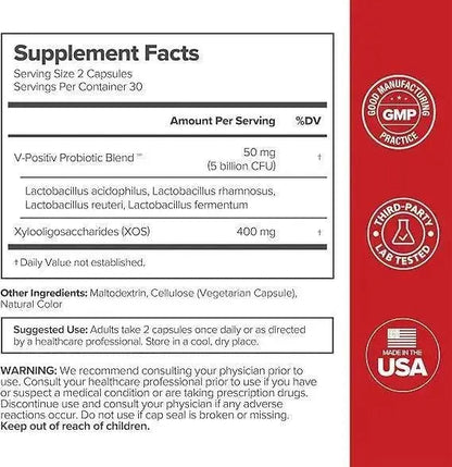 URO Women Probiotics Capsules for Women pH Balance with Prebiotics & Lactobacillus Probiotic Blend - Women's Vaginal Health Supplement - Promote Healthy Vaginal Odor & Vaginal Flora, 60 Count (Pack of 1) - Jia Sales
